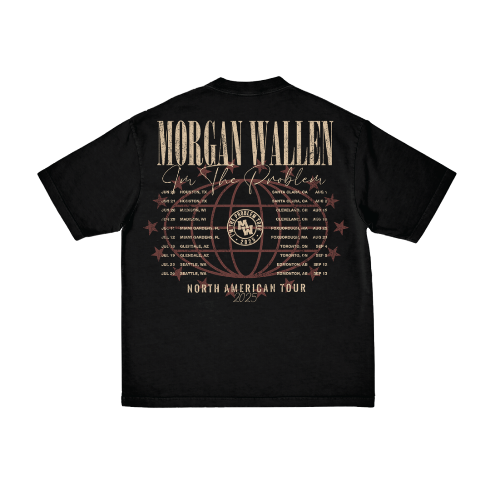 I’m The Problem Dateback Tour T-Shirt Back